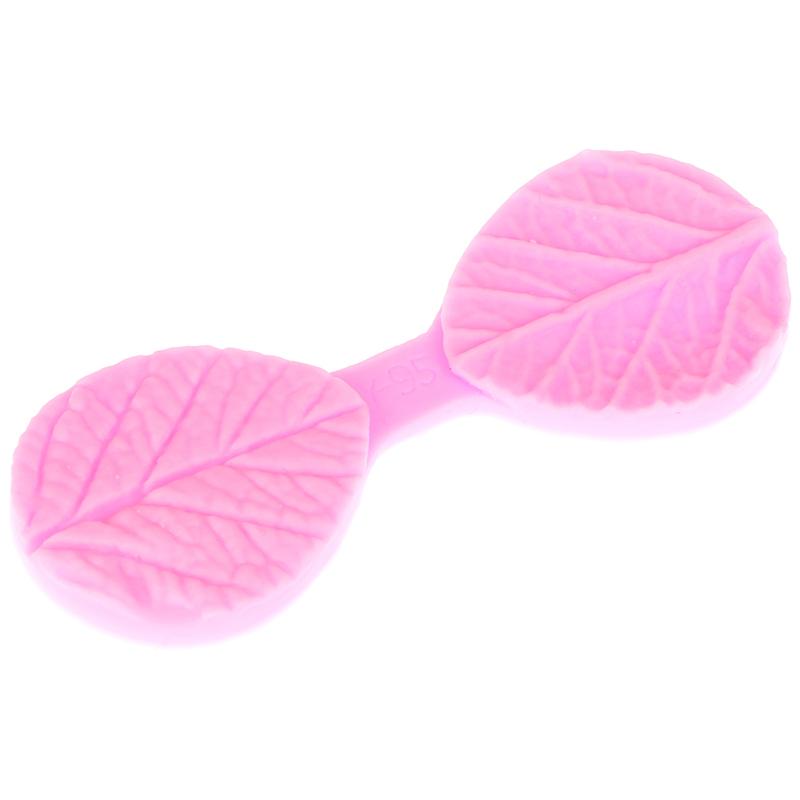 Diy Double Leaf Silicone Cake Mold Sugar Art Mold Fondant Mold Cake Decor