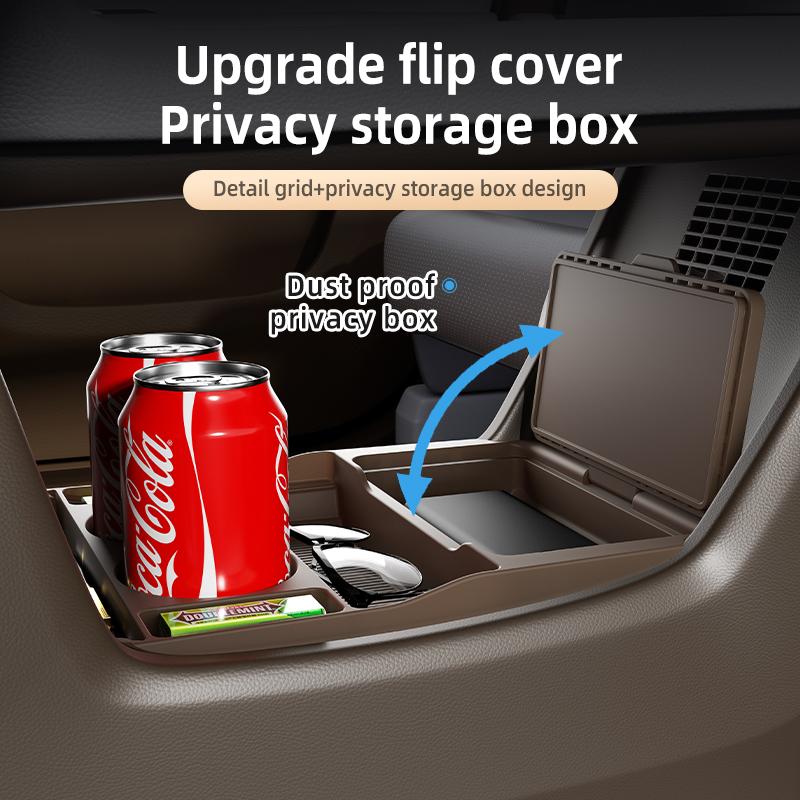For Changan Origin A6 2025 2026 Storage Box Center Armrest Hidden Box Cup Holder Organizer Interior Accessories