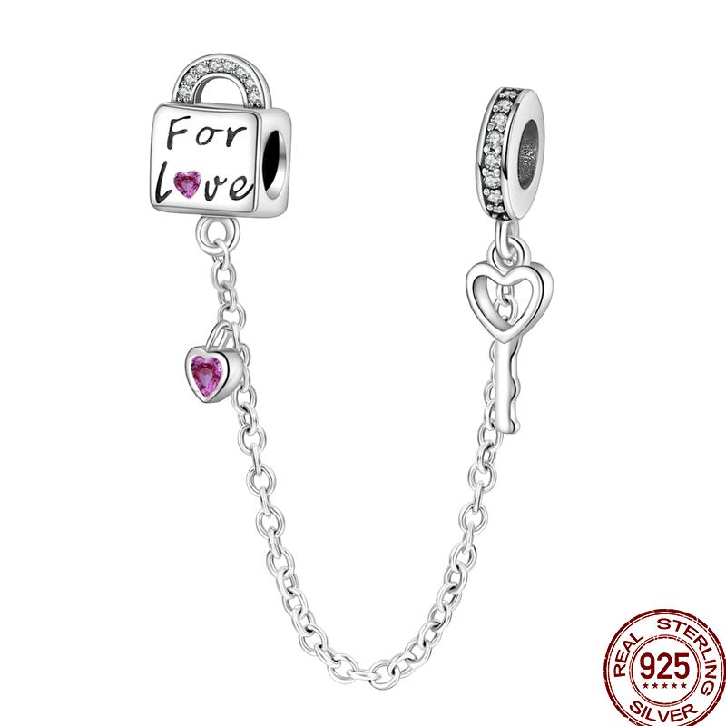 Copper Shiny Zircon Chain Series Beaded Beads Suitable For Pan Original Bracelet Diy Jewelry Gift