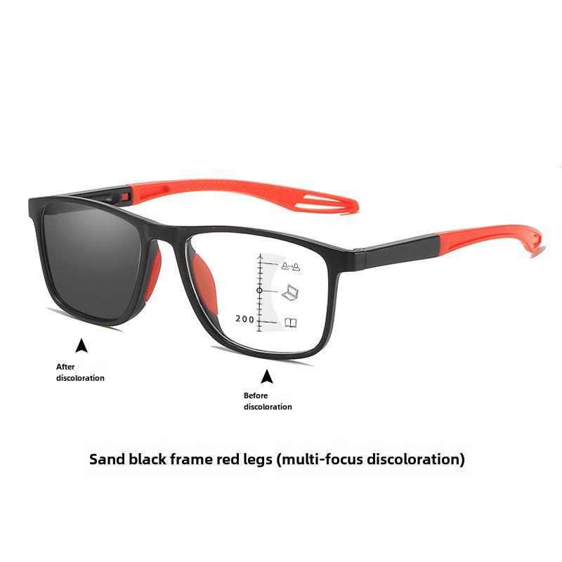Photochromic Multi-Focus Reading Glasses: High-Definition, Blue Light Blocking for Men and Women. Perfect for Middle-Aged and Seniors.
