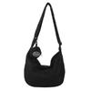 Canvas Cloud Puff Bag For Women With Zipper Closure And Inner Pockets For Daily Use