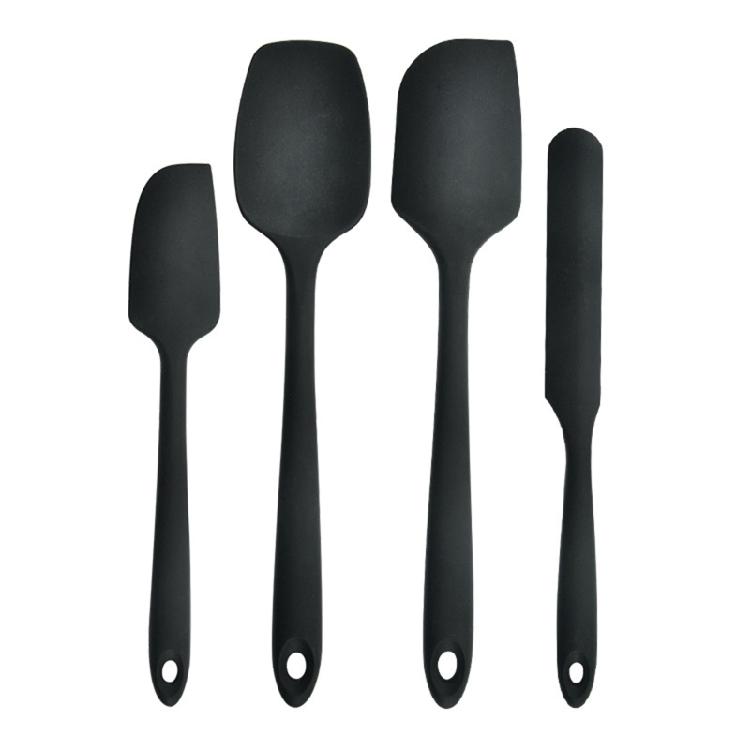 4-piece Silicone Spatula Set Baking Gadgets Cake Cream Spatula Silicone Material