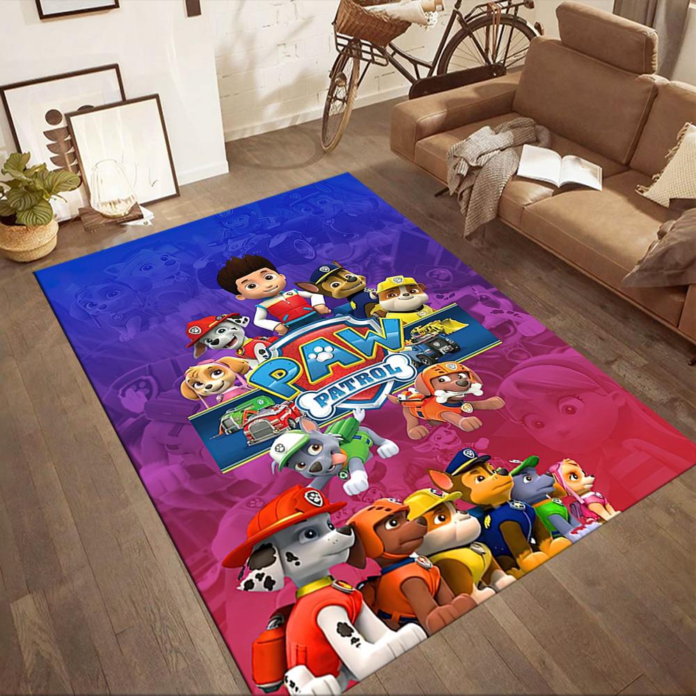 Paw Patrol: Heroic Rescue Team Square rugs are a great choice for living rooms, bedrooms, home décor, and as gifts.