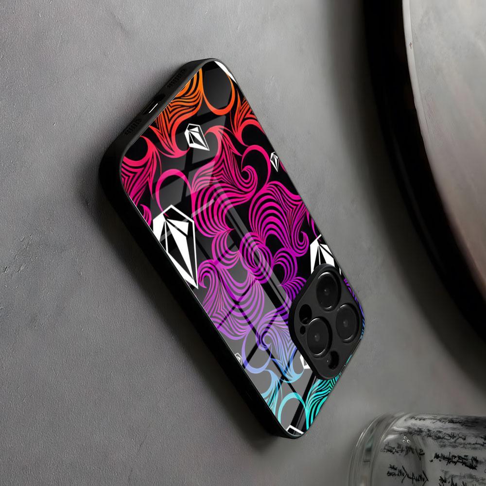 Design Volcom Phone Case Glass For IPhone17 Air 16 15 17 14 Pro Max 13 12 11 X XS XR Plus For Toddler Samsung S 25 24 23 22