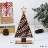 New Wooden Crafts Christmas Ornament Christmas Tree Decoration Wooden Ornament Creative Party Tabletop Home