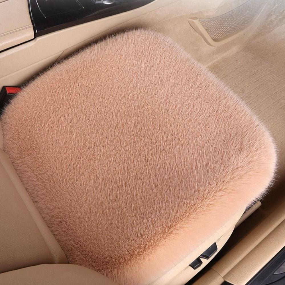 Warm Plush Car Seat Cover Thick Faux Fur Car Seat Cover Practical Car Seat Mat  Bench Seat