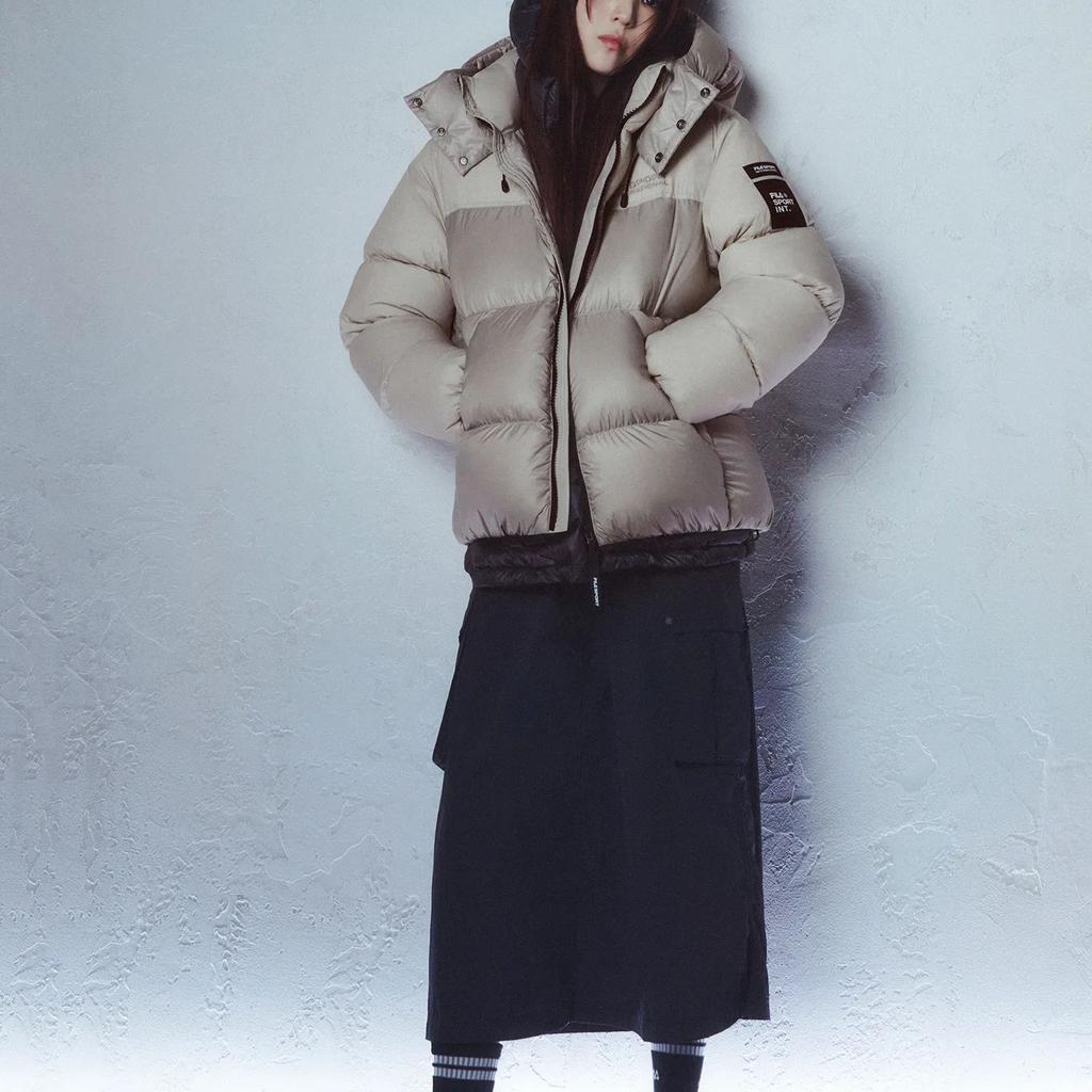 New FILA Down Jackets Unisex Ecru FS2DJF4131X-GRE