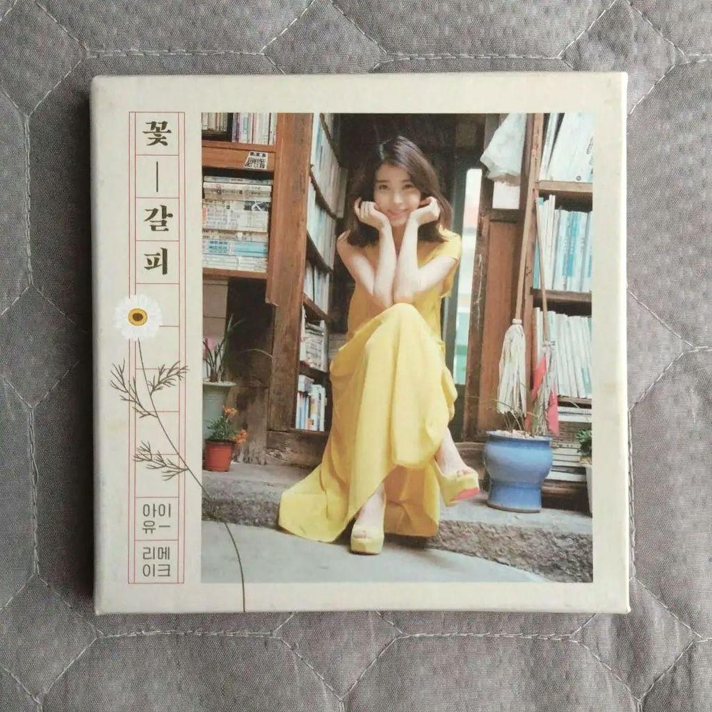 [USED] IU IU CD Flower Bookmark K-POP IU Lee Ji Eun Korean Edition