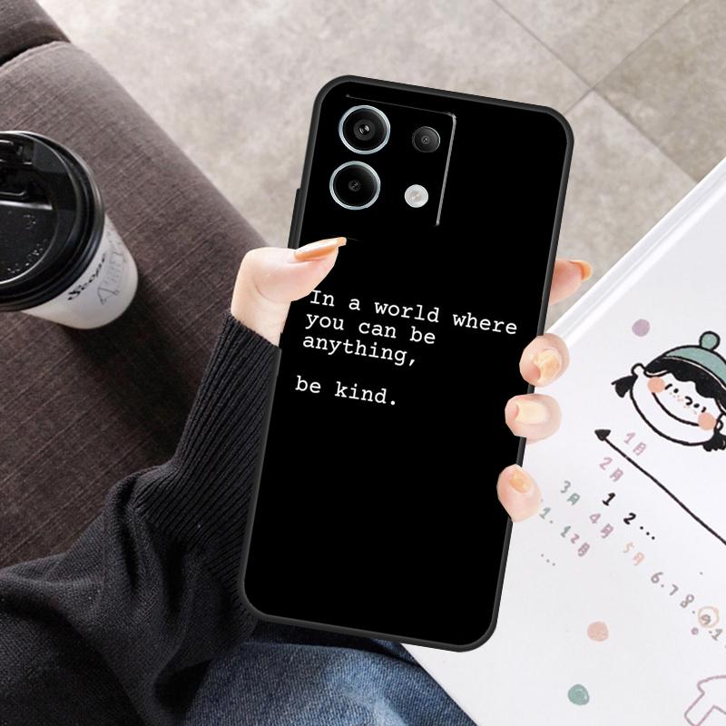 

Be Kind Cover For Xiaomi Redmi Note 11 10 12 13 14 15 Pro Plus Case For Redmi 10C 13C 12C 14C 15 C Redmi Note 11 Pro