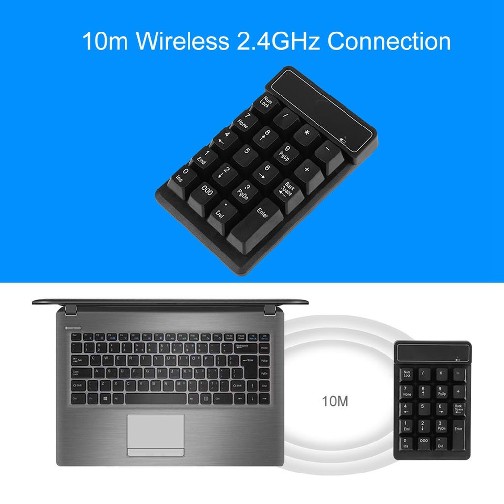 Digital 19 Suspension Keys Comfortable Typing Wireless Numeric Keypad for Touch typing