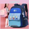 Adorable Kids Cartoon Backpack Spacious Oxford Fabric For Boys And Girls Grades 1-3
