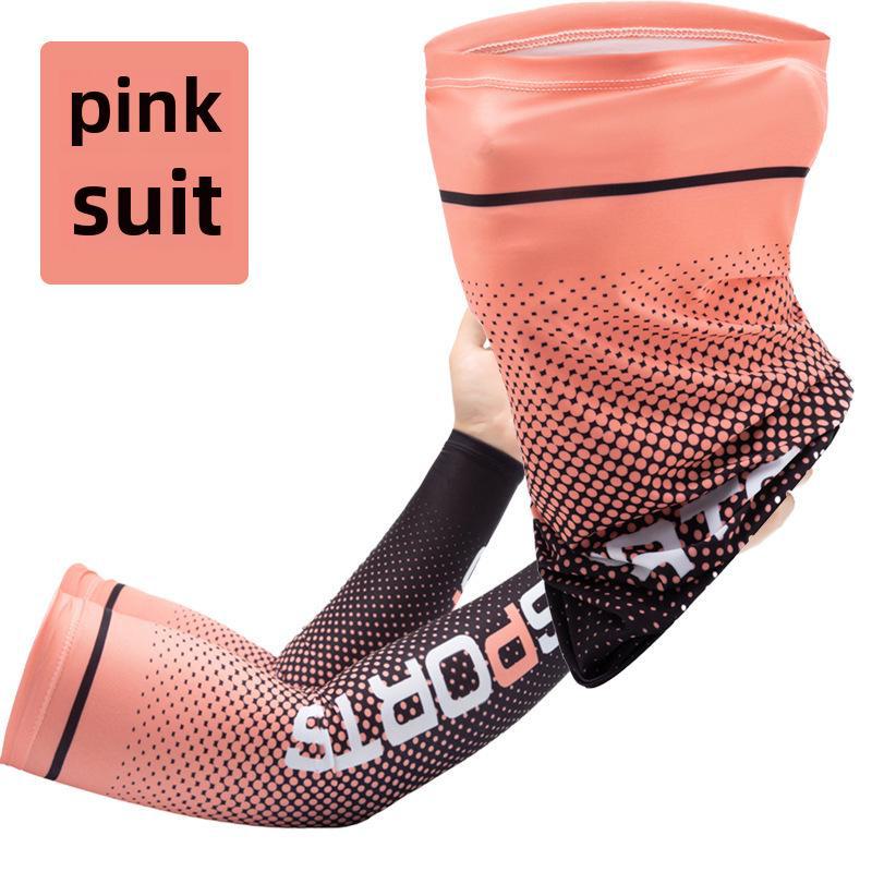 Ice Silk Gradient Sun Protection Sleeves for Men & Women - UV Protection for Outdoor Activities