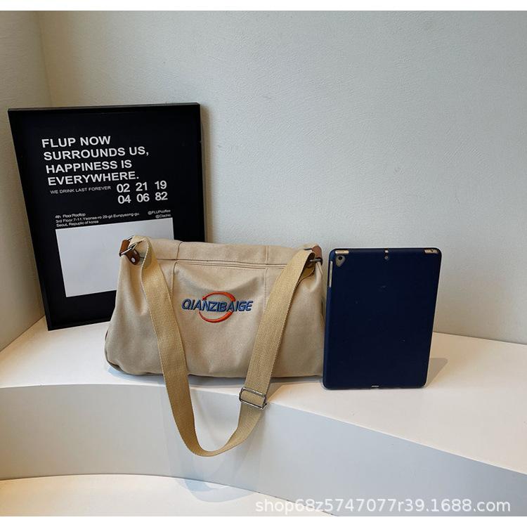 

New fitness bag 2025 large capacity travel handbag sports out luggage bag short trip big bag хаки