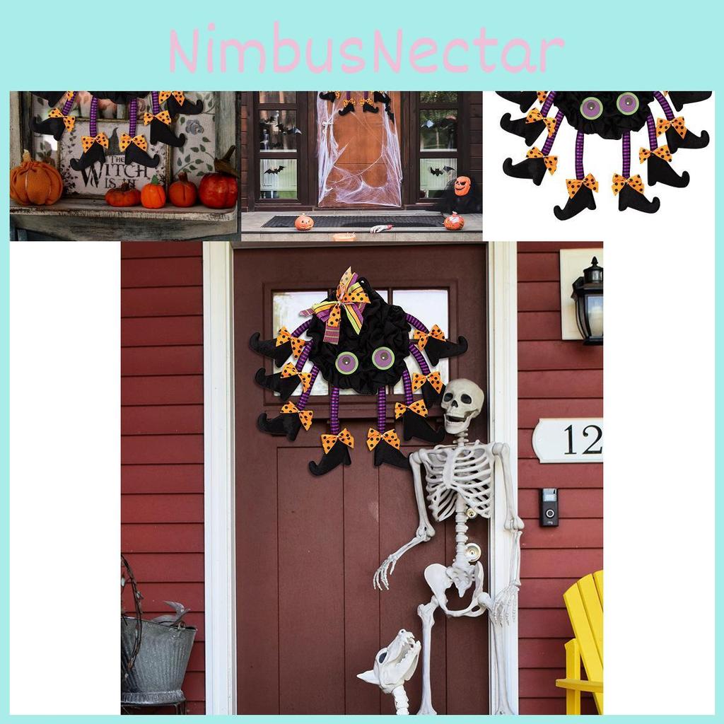 Kreativer Halloween Spinnen Stoff Türhänger Mit Einzigartigem Vielbeinigem Design Für Festliche Dekoration