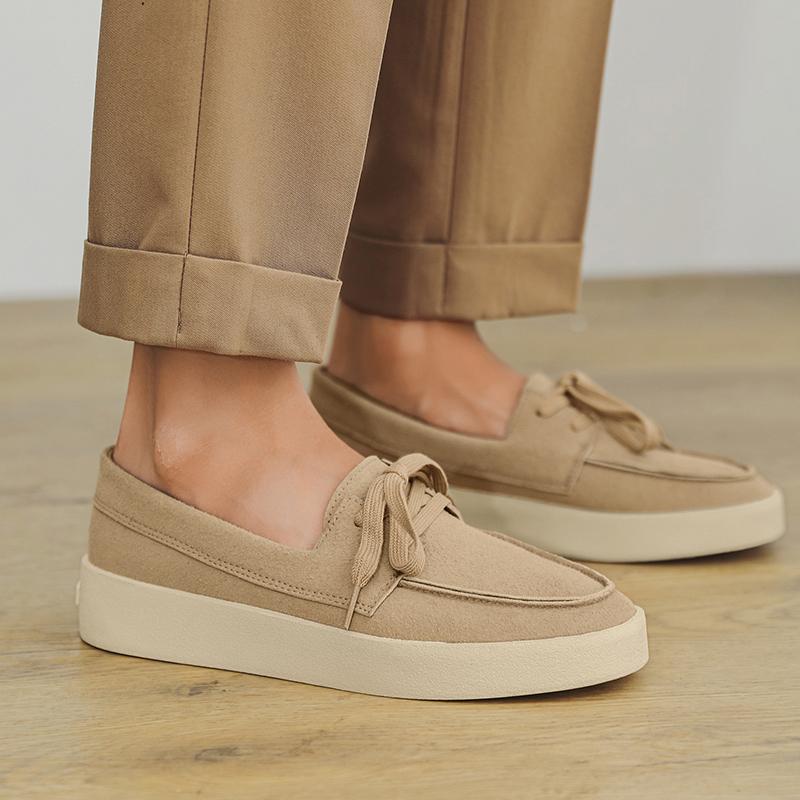 Fashion New Men Casual Shoes Luxury Mens Loafers Handmade All-match Leather Men's Flats Moccasins Slip on Flats Male Luxe Walking Shoes