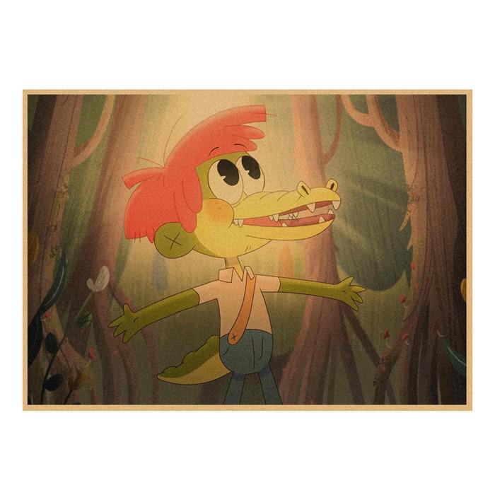 

Arlo the Alligator Boy Anime Poster – European & American Decorative Wall Art 29.7X42cm(A3 size）
