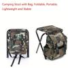 Nützlicher Rucksack Kühlstuhl Tragbarer Klappstuhl Hocker Leicht Angeln Outdoor Ausrüstung Geeignet für Camping, Reisen Wandern