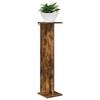 Plant Stand Smoked Oak 25 x 25.5 x 100.5 cm