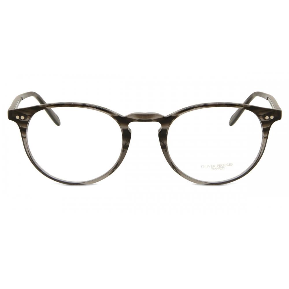 

OliveR Peoples Ov5004 Riley R 1002 Unisex Eyeglasses Transparent Gradient Grey Horn/49-20-150