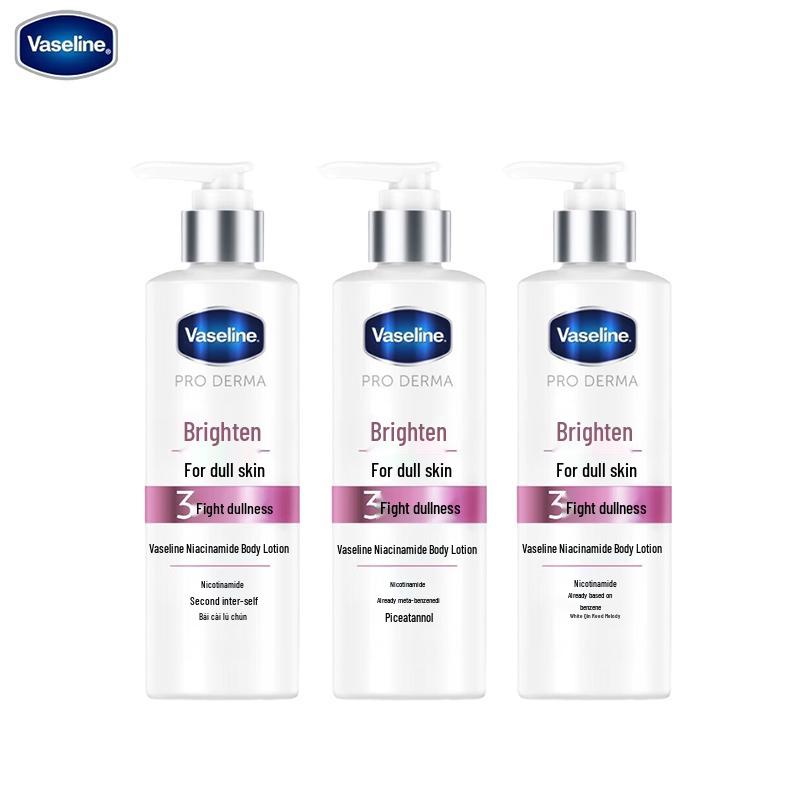 Vaseline Niacinamide Brightening Body Lotion (3 x 250ml)