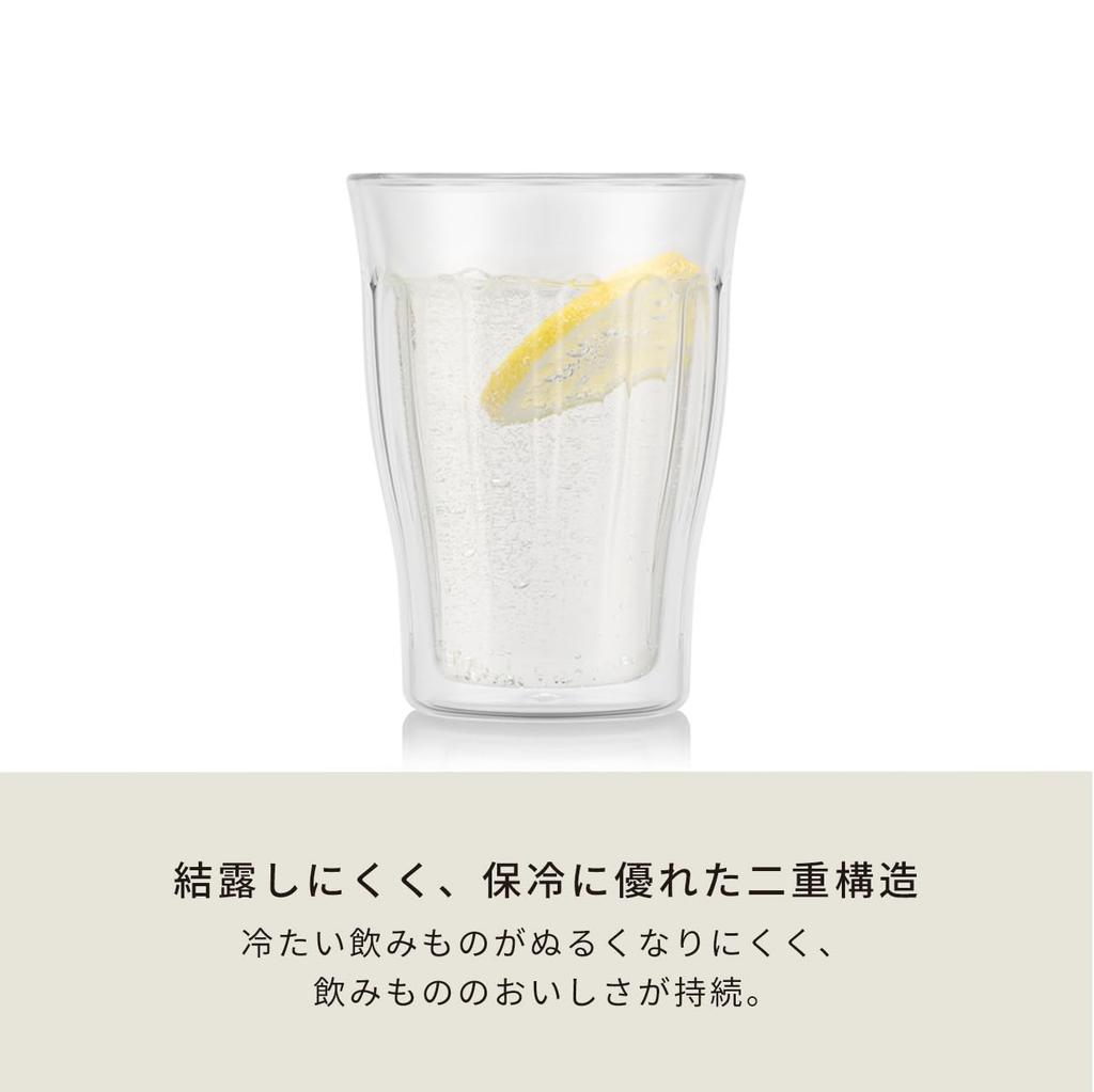 BODUM® COPENHAGEN Double-Walled Glass Tumbler, 400ml, Set of 2. Features: Insulated, double-walled construction, heat-resistant glass, microwave, oven