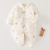 Unisex Newborn Padded Cotton One Piece Romper Infant Warm Winter Baby Jumpsuit