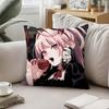 Anime Cool GgokurakugaiS Pillow Case Pattern Printed Pillowcase For Living Room Sofa Cushion Cover  Bedroom Decor