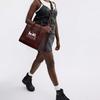 Coach Ace 35 Logo Print Coated Canvas And Calfskin Tote Bag Women Tote Bags Brass Purple Burgundy CS252-B4XJM