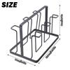 6 Glass Cups Stand Holder Drying Shelf Kitchen Water Cup Rack Home Hanging Drainer Storage Rack Accessories-B61B