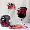 1pc Halloween Skull Goth Knit Fashion Beanie Hats For Men Women Cool Emo Gothic Birthday Christmas Skeleton Spooky Gifts Present