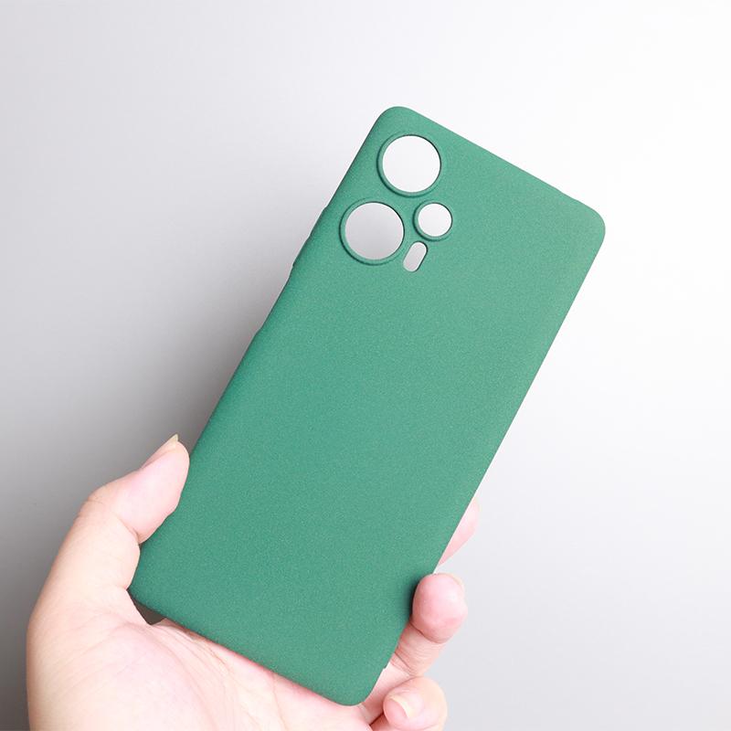 Custodia Ultra Sottile in Silicone Effetto Arenaria per Xiaomi POCO M6 X6 X5 F5 X4 M4 PRO /C65 X6 C61 Copertura Protettiva in TPU Skin Morbida Opaca Smerigliata