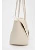 2025 Fashion Minimalist Large-Capacity Tote with Woven Detail, Retro Style, High-End Zipper