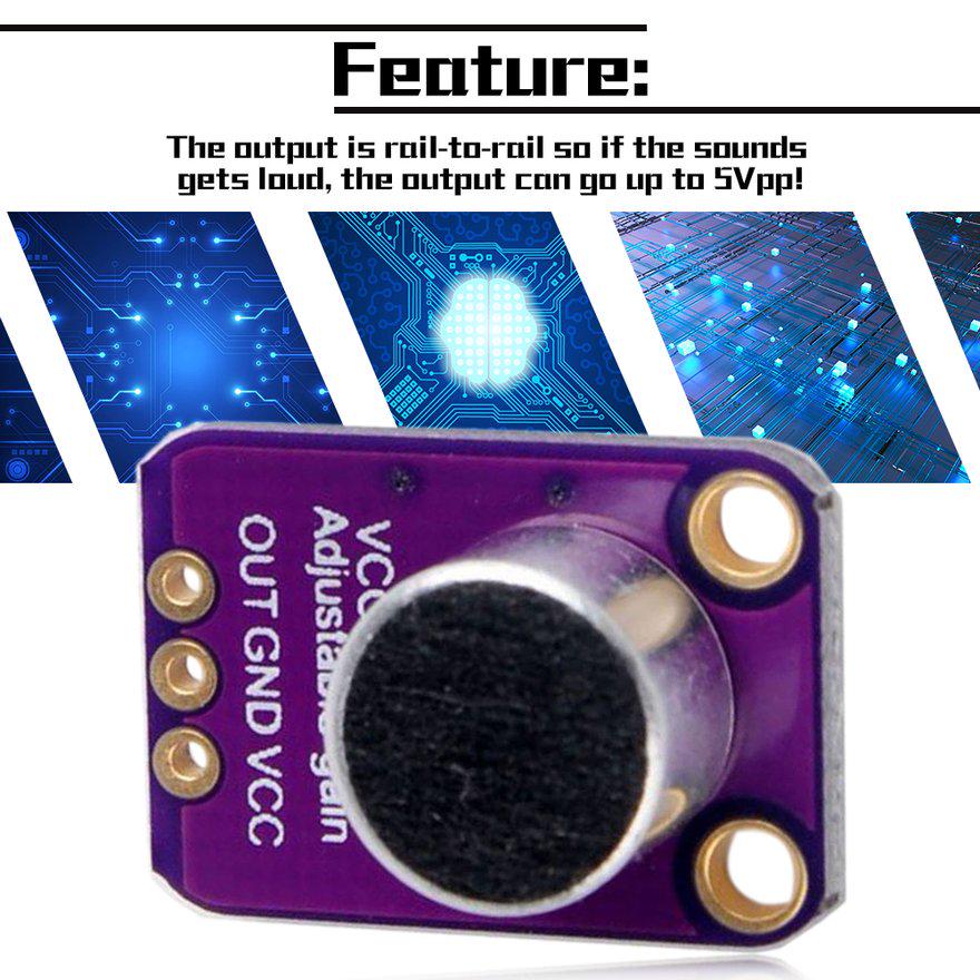 Buy GGHH GY4466 Model Maximum 4466 Electret Microphone Amplifier