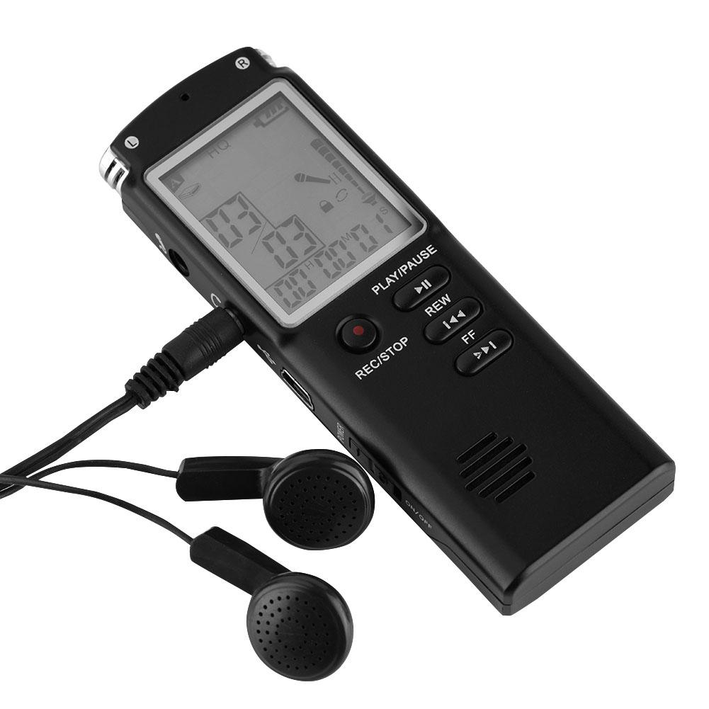 Multifunctional Voice Recorder Intelligent LCD O Recording Pen HD Player (16G)