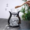Lazy Kung Fu Tea Set: High Borosilicate Glass Automatic Tea and Water Separator with Magnetic Suction
