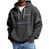 Mens Zip-Up Hoodie NFL Collection Streetwear Loose Fit Casual Sweatshirt Fall