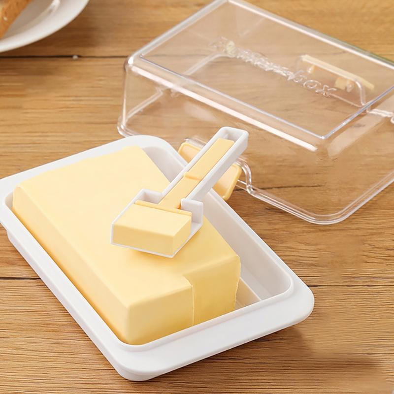 Large Capacity Butter Storage Box Durable Slice Dividing Butter Cutting And Packaging Box Storage Tool