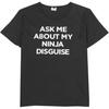 Dkygxwt Ask ME About Children's Novelty Funny Humor Flip T Shirt Round Neck Short Sleeved T Shirt 3 To 14 Years Old Small