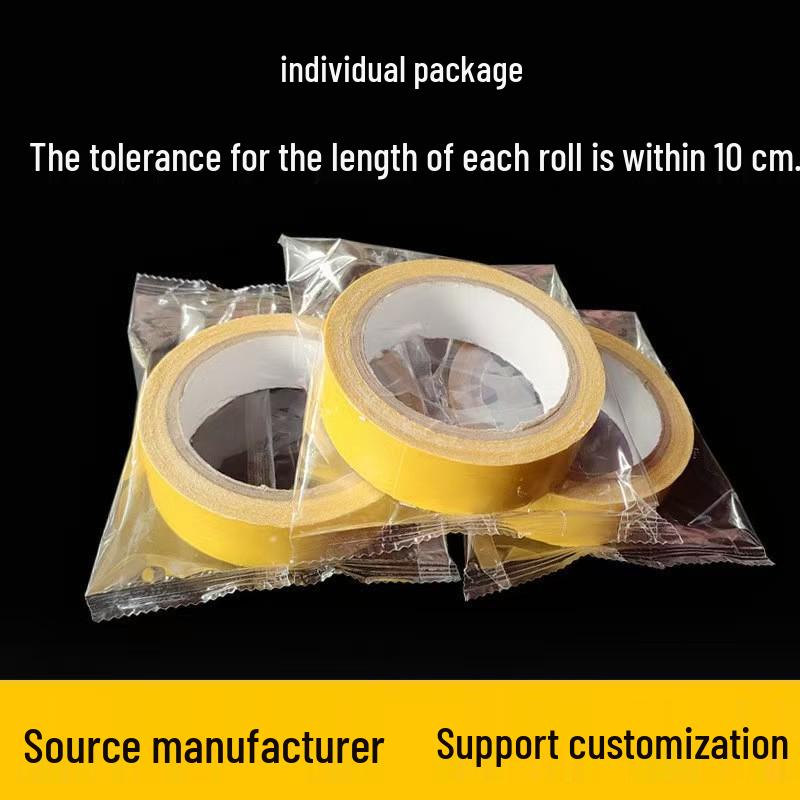 

High Viscosity Transparent Double-Sided Carpet Glue Tape Yellow; 20mm width x 5m length, 180 rolls per box