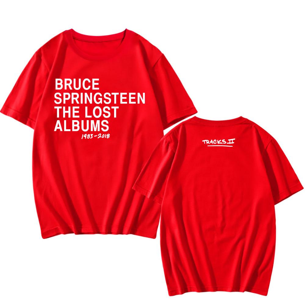 

Tracks II: The Lost Albums Tee Singer BRUCE SPRINGSTEEN T-shirt Summer Round Neck Male Tshirts Graphic Clothing Men Women Tees 4XL