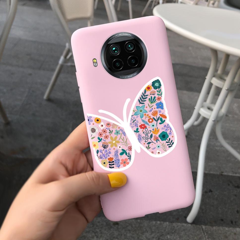 ForXiaomi Mi 10T Lite Case Cute Cartoon Cat Painted TPU Silicone Back Cover For Xiaomi Mi 10T Lite 5G 10Tlite Phone Case Funda