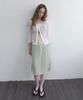 Morceau Par Morceau Lace Strap Knit Cardigan [White]