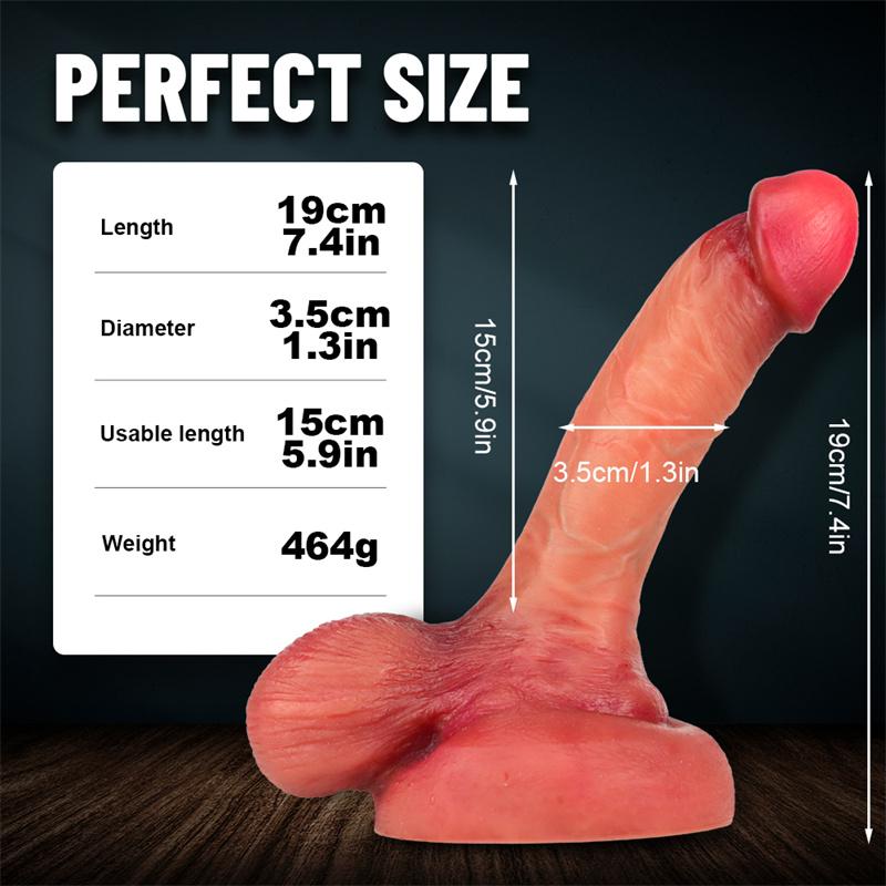 Liquid Silicone Dildo Super Simulation Big Thick Dildo Woman Adult Toy