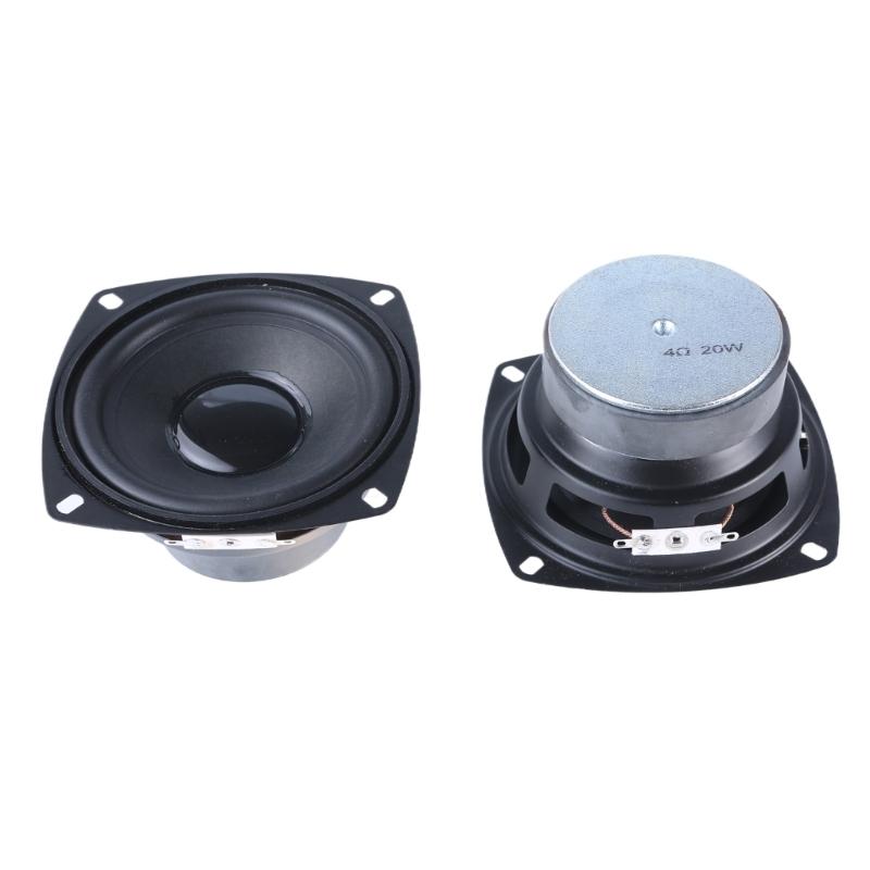 4Inch Speaker, 4Ohm 20W, Highly Sensitivity Waterproof for Outdoor Speakers Horn Portable Wirelessly Sound System