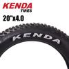 Kenda K1188 20x4.0 Bicycle Tire Krusade Fat Tire 20"x4.00 Wire Clincher SRC Tyre Snowmobile Bicycle Tire Beach Bike Tire