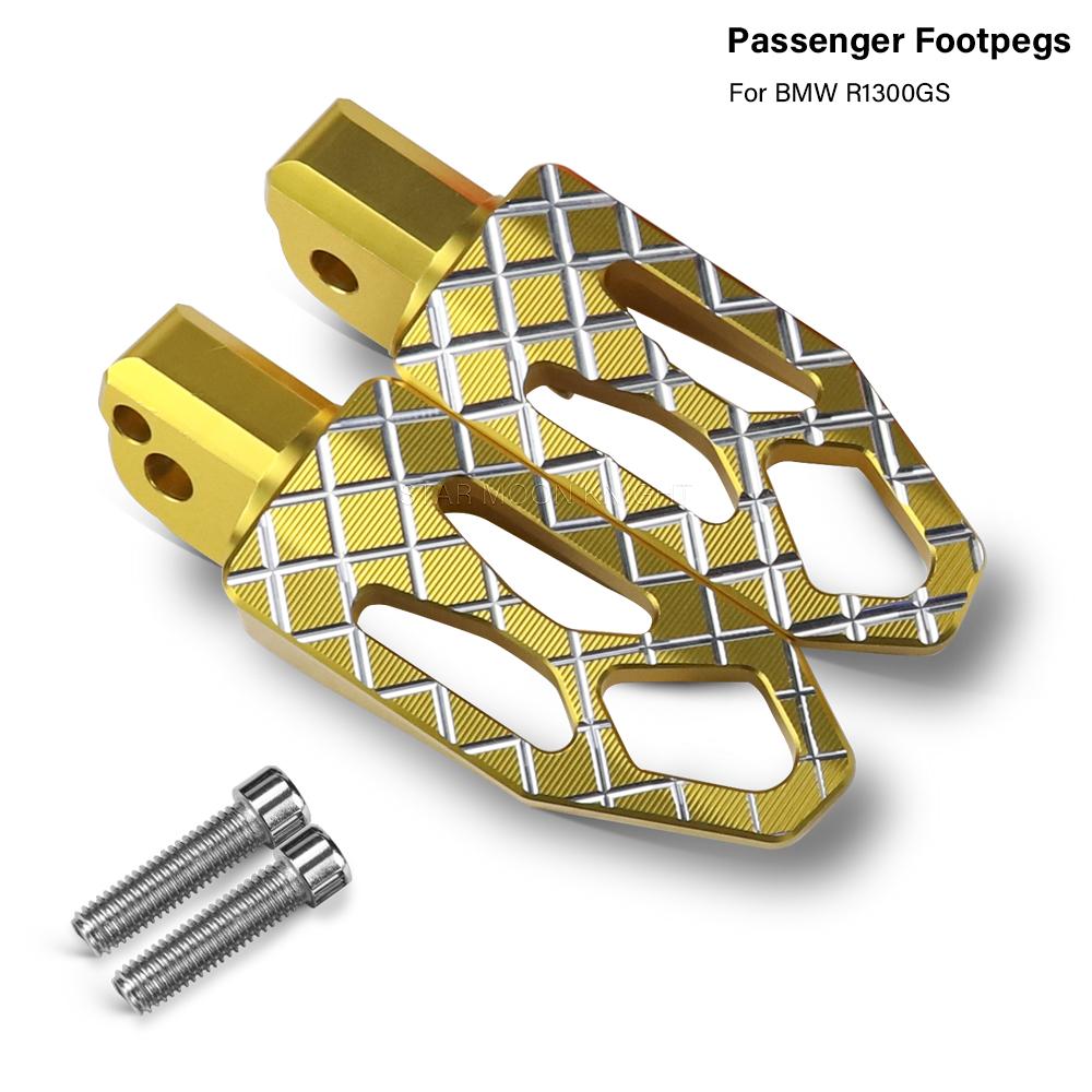 Touring Rear Foot Pedals For BMW R1300GS R 1300GS 2023- Adjustable Passenger Footpegs Accessories