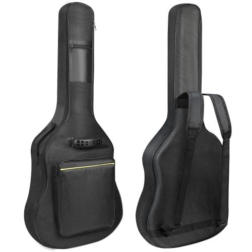 Mdvora Guitar Bag - 1/2/3 Pack Gig Bag, 38-41 Inch Electric & Acoustic Guitar Case, Waterproof Oxford Cloth, Two Pockets, 1 Pack, Classic Style.