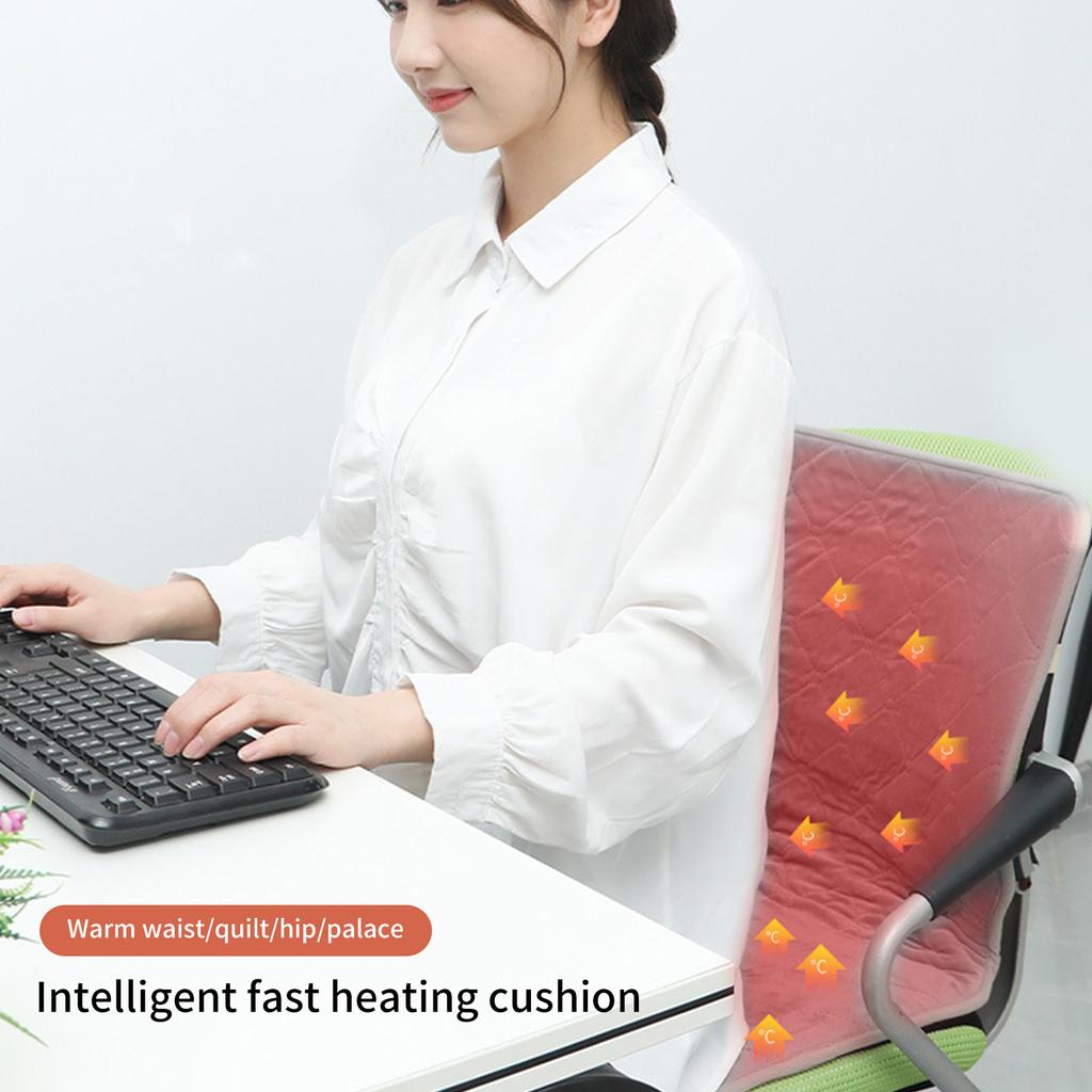 USB Heated Seat Cushion 3 Level Office School Outdoor Car Chair Cushion Energy Saving Heating Pet Cushion Electric
