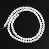 4/6/8/10/12mm Solid White Glass Beads Round Loose Spacer Beads For DIY Jewelry Making Handmade Bracelets Necklace Accessories