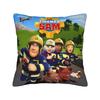 Fireman Sam Square Pillow Case Firefighters Cartoon Cushion Covers Awesome Zippered Decorative Pillowcase for Sofa 40*40cm